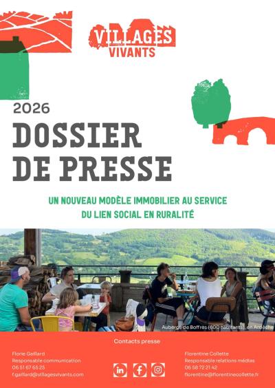 couv DOSSIER DE PRESSE VILLAGES VIVANTS 2026 1 page 0001