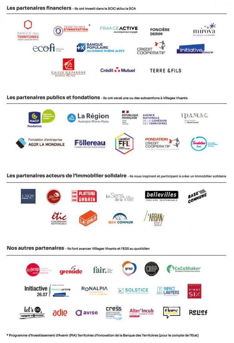 Fiche logos des partenaires VV