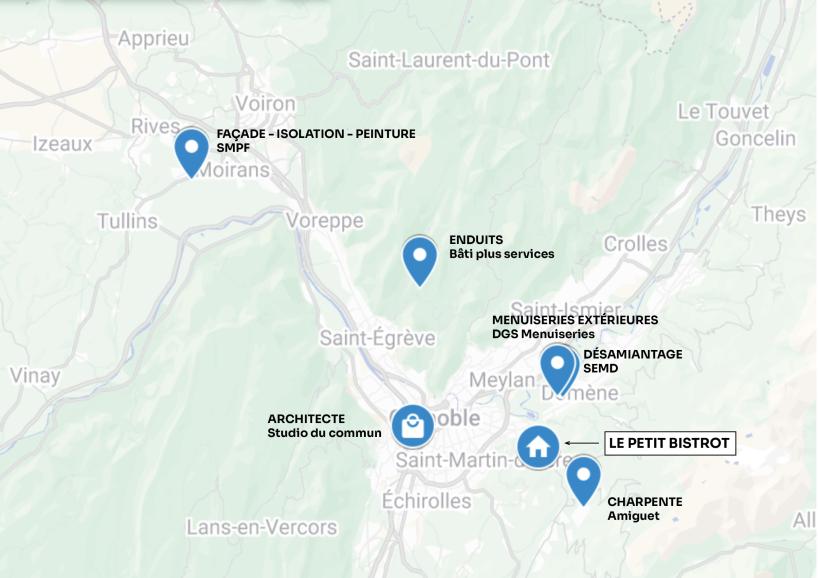 Cartographie artisans